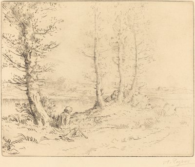 Langs de Rivier door Alphonse Legros