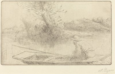 Langs de Theems door Alphonse Legros