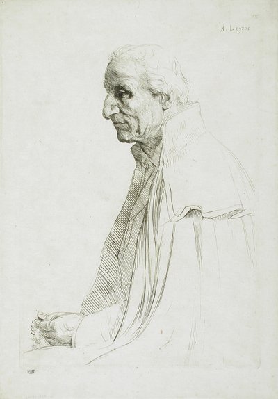 Een oude Spanjaard door Alphonse Legros