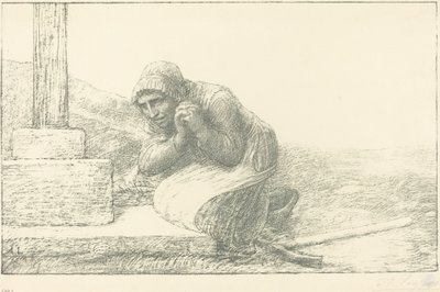 Aan de Voet van het Kruis door Alphonse Legros