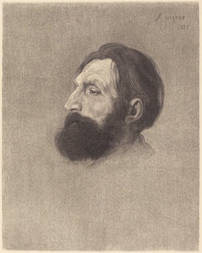 Auguste Rodin door Alphonse Legros