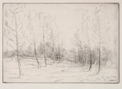 Laan van Populieren door Alphonse Legros