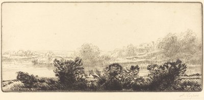 Oevers van de Loire door Alphonse Legros