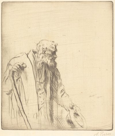 Bedelaar door Alphonse Legros