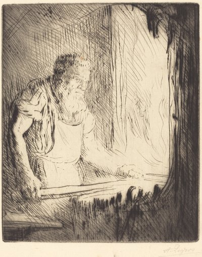 Smit Le forgeron door Alphonse Legros