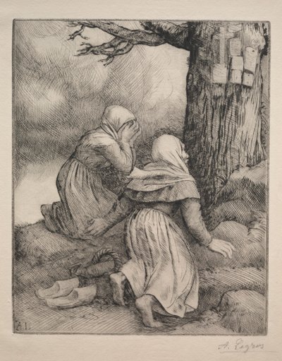 Buigen voor de Boom Larbre de salut door Alphonse Legros