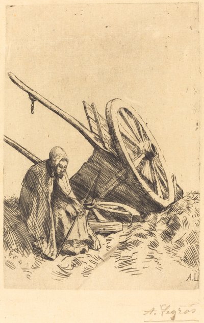 Gebroken kar door Alphonse Legros