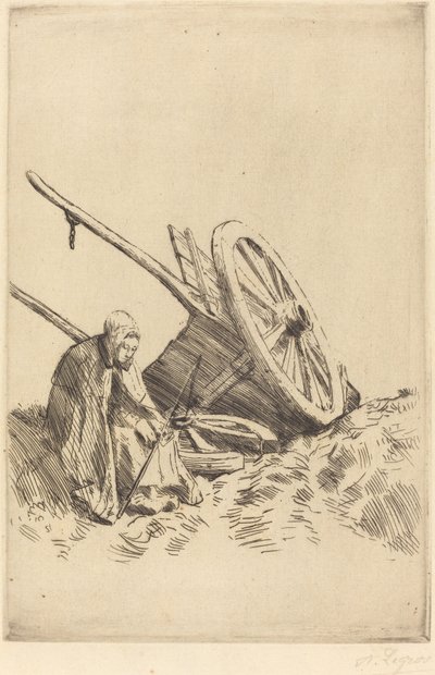 Gebroken kar door Alphonse Legros