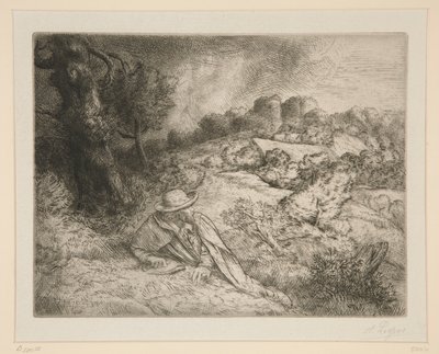 Kasteel der Geesten door Alphonse Legros