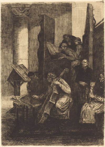 Koor in een Spaanse Kerk (Le choeur d
