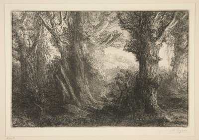 In het Bos van Conteville door Alphonse Legros