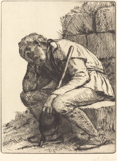 Wanhopige man door Alphonse Legros
