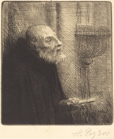 Verdeler van het wijwater door Alphonse Legros