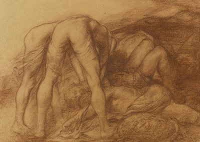 Figuren die dode soldaten verwijderen door Alphonse Legros