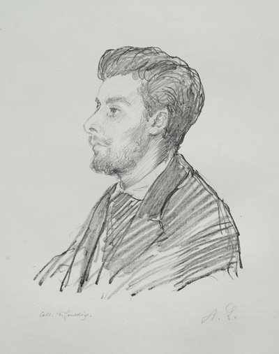 Frédéric Régamey door Alphonse Legros