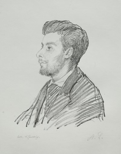 Frédéric Régamey door Alphonse Legros