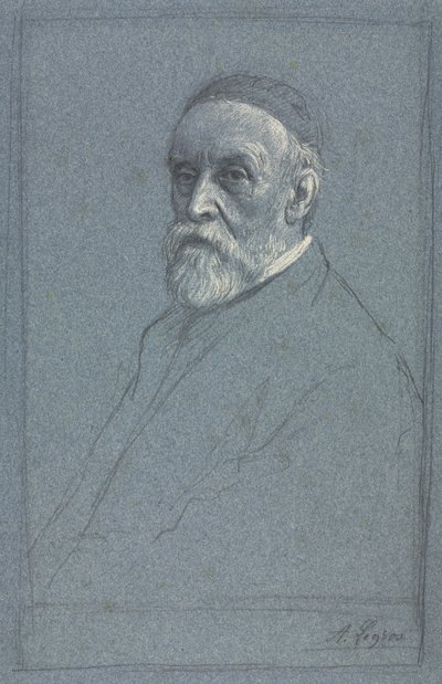 George Frederick Watts, R.A., c. 1877-1878 door Alphonse Legros