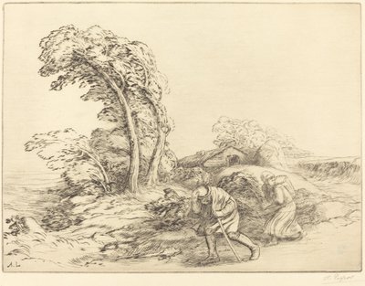 Windvlaag door Alphonse Legros