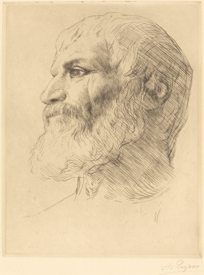 Hoofd van Souliote door Alphonse Legros