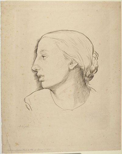 Vrouwenhoofd door Alphonse Legros