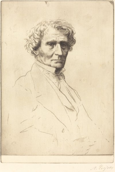 Hector Berlioz door Alphonse Legros