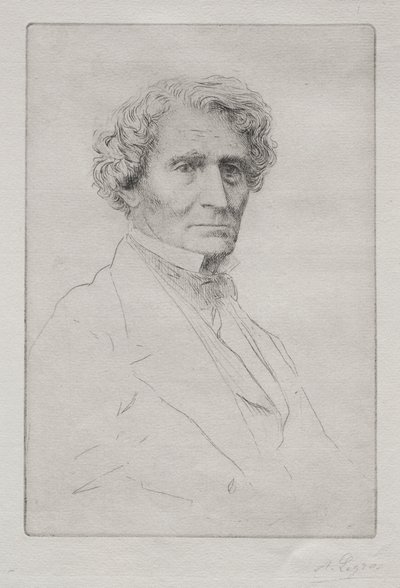 Hector Berlioz door Alphonse Legros
