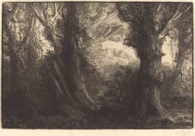 In het Bos van Conteville door Alphonse Legros