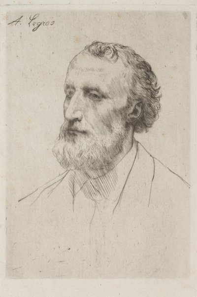 Jules Dalou door Alphonse Legros