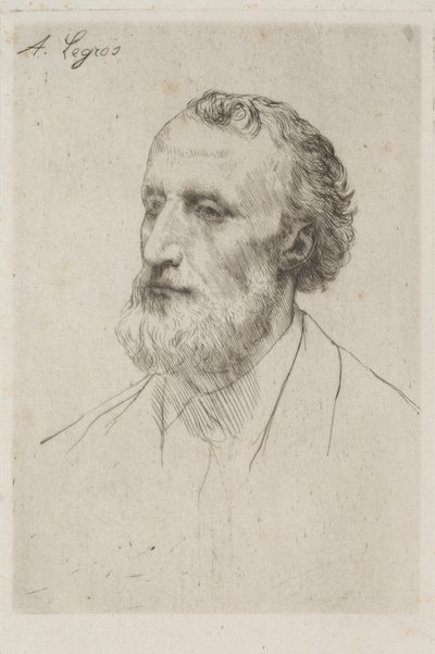 Jules Dalou door Alphonse Legros