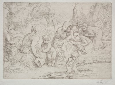 De zomer door Alphonse Legros
