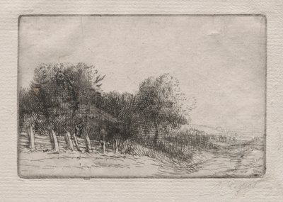Landschap (Un Paysage) door Alphonse Legros