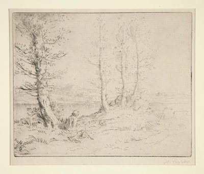 Langs de oever door Alphonse Legros