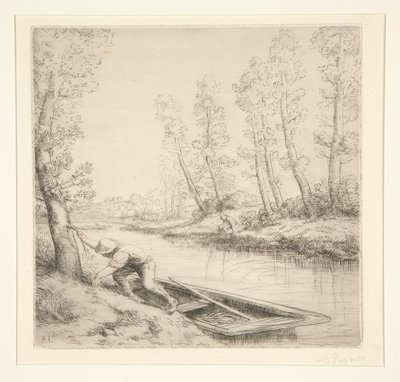 De Ochtend aan de Rivier door Alphonse Legros