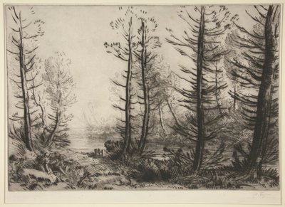 Het grote kanaal door Alphonse Legros
