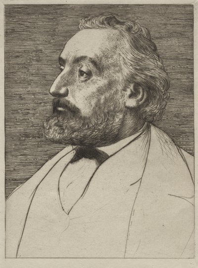 Léon Gambetta door Alphonse Legros
