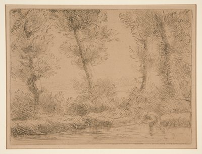 De oevers van de Liane door Alphonse Legros