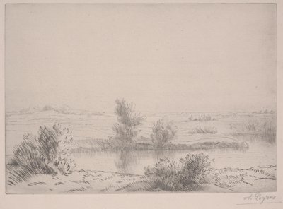 Les Marais door Alphonse Legros