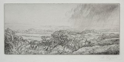 Les Ramasseurs des Champignons door Alphonse Legros