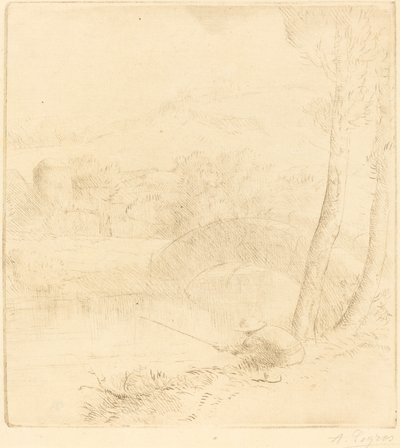 De Kleine Visser door Alphonse Legros