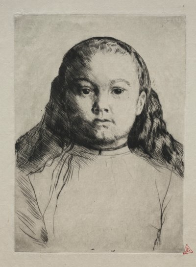 Kleine Marie door Alphonse Legros
