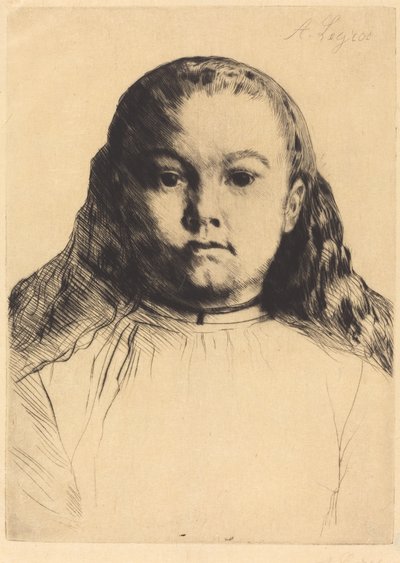 Kleine Marie door Alphonse Legros