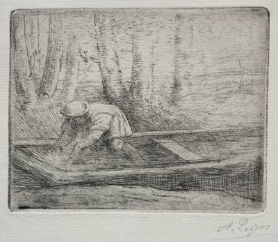 Man in een Punt door Alphonse Legros
