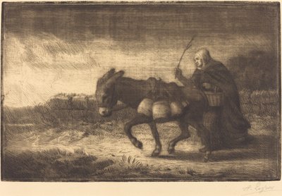 Melkmeisje van Boulogne, 1e plaat door Alphonse Legros
