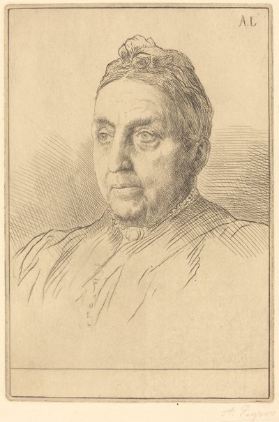 Mevrouw Kemp, 4e plaat door Alphonse Legros