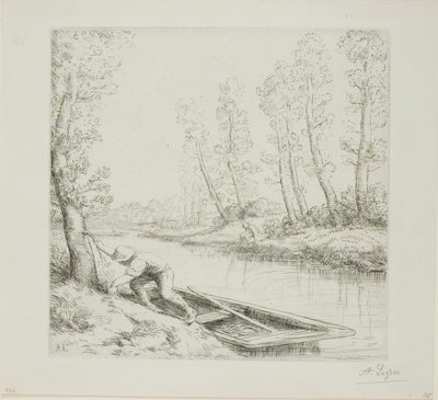 Ochtend aan de Rivier door Alphonse Legros