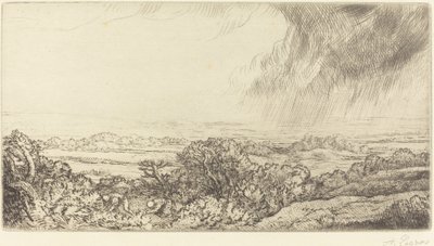 Paddenstoelenplukkers Les ramasseurs de champignons door Alphonse Legros