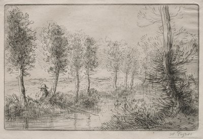 Bij de molen door Alphonse Legros
