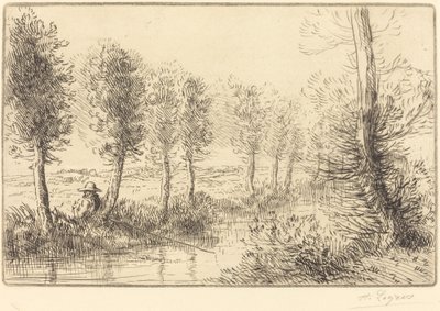Bij de molen door Alphonse Legros