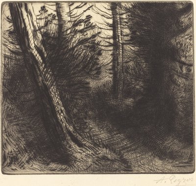 Pad door het Bos door Alphonse Legros