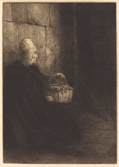 Boerin van Boulogne door Alphonse Legros